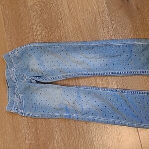 Heart pattern jeggings